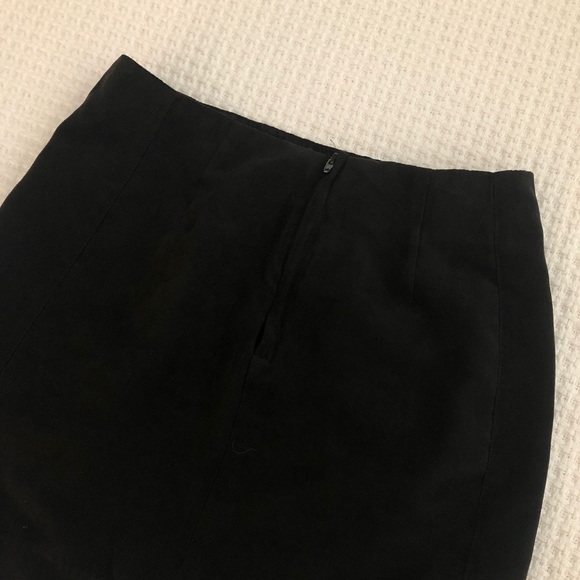 H&M Divided Faux Suede Lace Up Mini Skirt - Picture 3 of 4